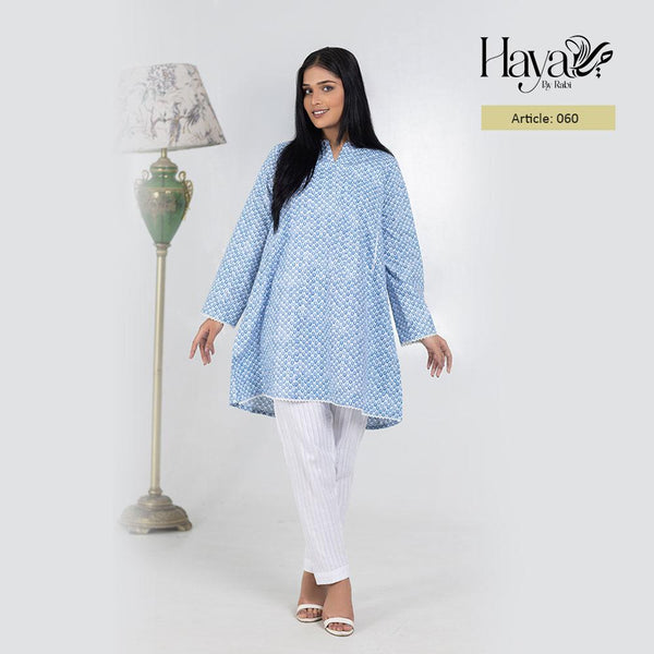 Blue Waves Kurti S.M.L