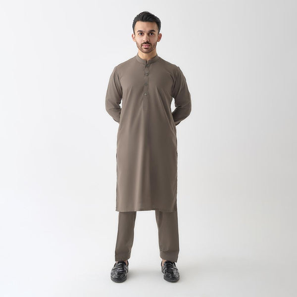 Light Brown Shalwar Kameez Set