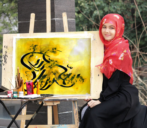 CY-719 Handmade Calligraphy Art by Rabi Pirzada